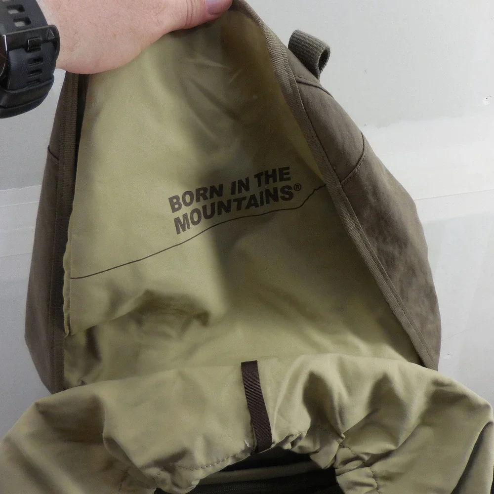 Kuhl Konflux 25L Endurawax Waxed Canvas Backpack Travel Bag Khaki Brown